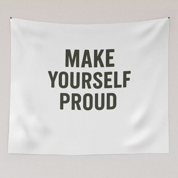 Item preview, Make Yourself Proud T-Shirt – Vintage Motivational Quote Tee designed and sold by Design Express.
