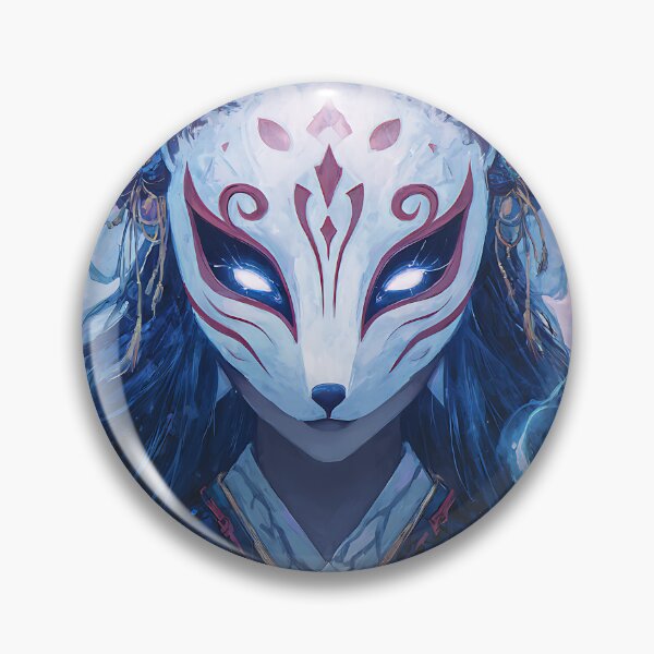 Item preview, Mysterious Japanese Fox Spirit designed and sold by bapupa.