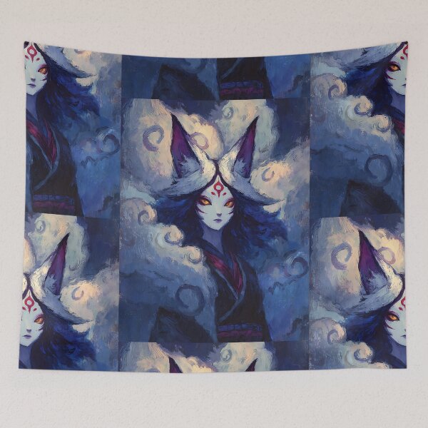 Item preview, Legendary Japanese Fox Spirit designed and sold by bapupa.