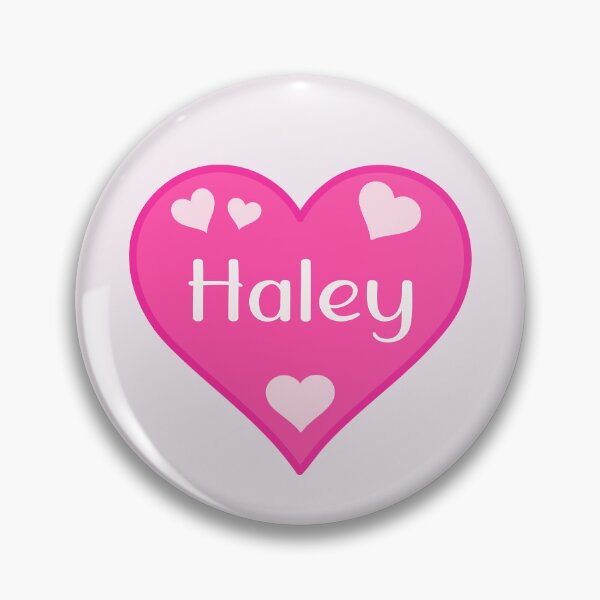 Item preview, Haley Name Pink Heart  designed and sold by Jeallan Designs.