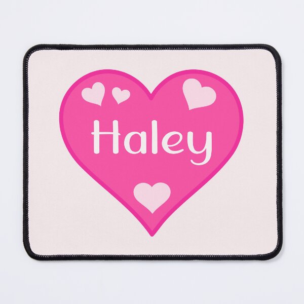 Item preview, Haley Name Pink Heart designed and sold by Jeallan Designs.