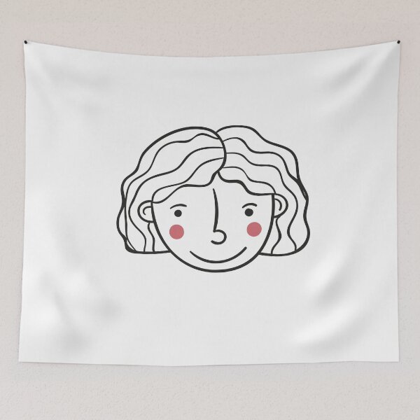 Item preview, pink cheeks girl designed and sold by AmparoBoyle.