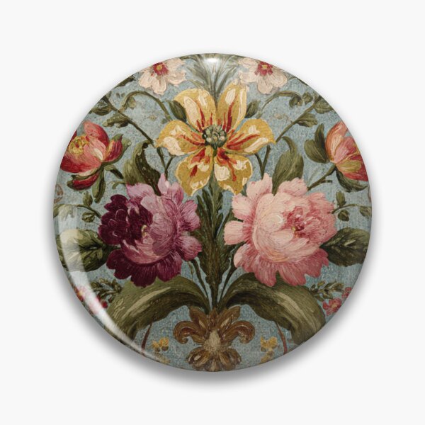 Item preview, Decoupage Vintage Flower Arrangement Damask 1900 Victorian designed and sold by GrinGalore.