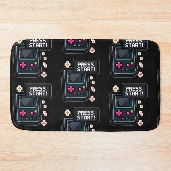 Item preview, Retro Handheld Console – Press Start Pixel Art Sticker designed and sold by KrintoryTees.