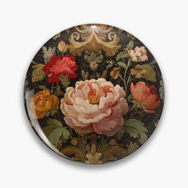 Item preview, Decoupage Vintage Flowers Arrangement Damask 1900 Victorian designed and sold by GrinGalore.
