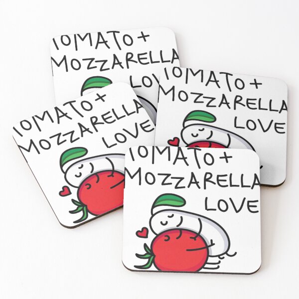 Item preview, Tomato and mozzarella couple  designed and sold by peucamones92.