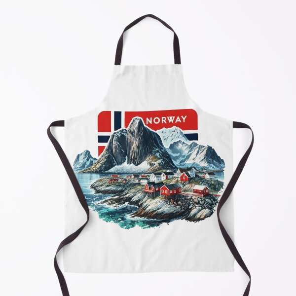 Item preview, Norge Island - Travel Art designed and sold by clarkfraser.