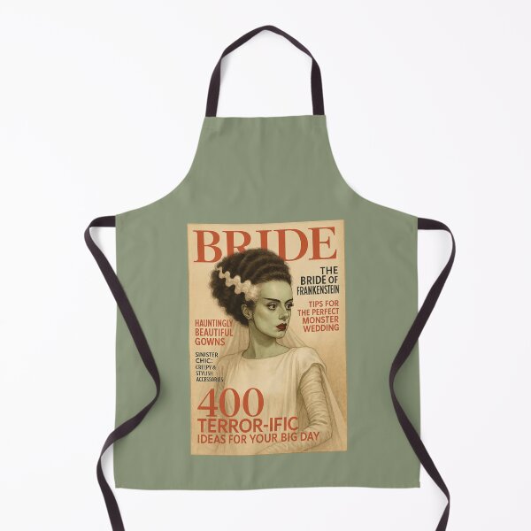 Item preview, Bride of Frankenstein Magazine – Vintage Horror Parody Cover designed and sold by hangmeart.