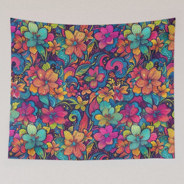 Item preview, Psychedelic Floral designed and sold by CoolPixels.