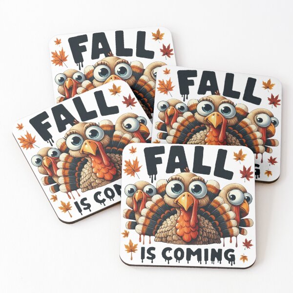 Item preview, Fall is Coming Quirky Turkey designed and sold by clarkfraser.