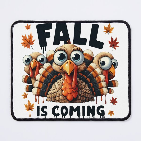 Item preview, Fall is Coming Quirky Turkey designed and sold by clarkfraser.