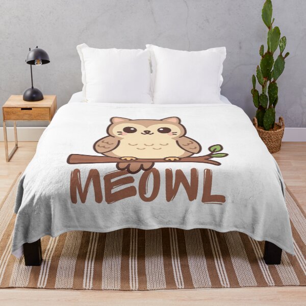 Item preview, Meowl Cat Owl Meme | Brainrot Cute Funny Design for Teenagers designed and sold by Lunaria Arts.