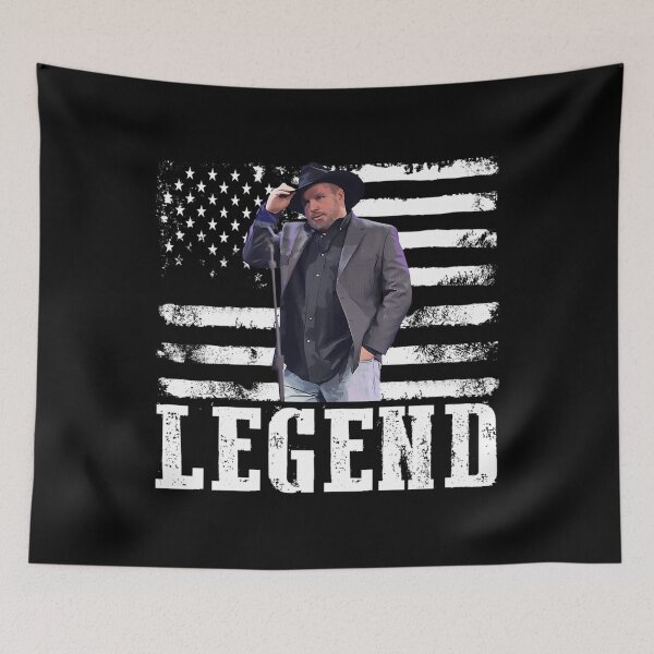 Item preview, Distressed American Flag Music Garth Brooks Legend designed and sold by DIANASANROMAN.