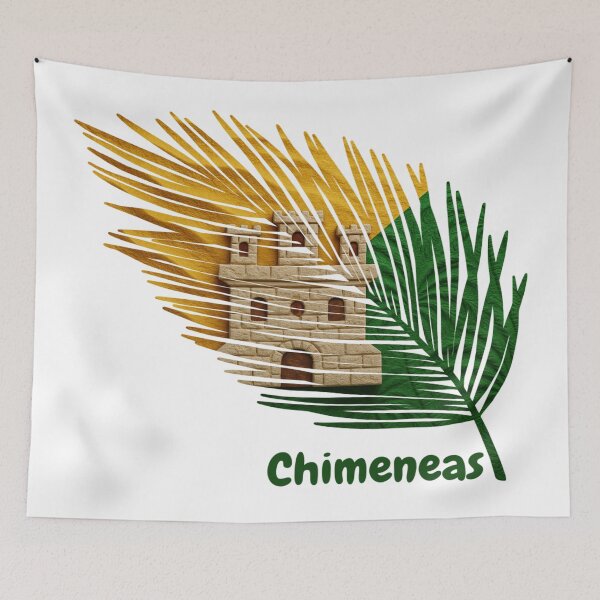 Item preview, Abstract Flag of Chimeneas – Feather Shape Design designed and sold by ArteJorge48.