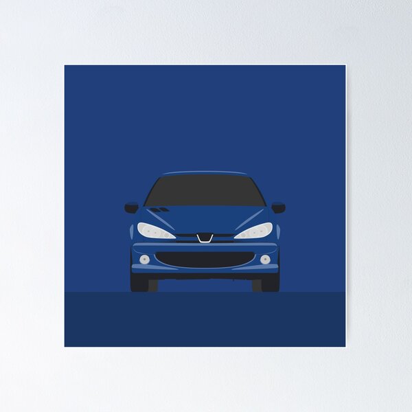 Poster Peugeot Total 206 WRC 2003 - Neuf, Auto, Rallye