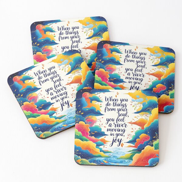 Item preview, When you do things from your soul, you feel a river moving in you, a joy 30 designed and sold by Tom-Johnson.