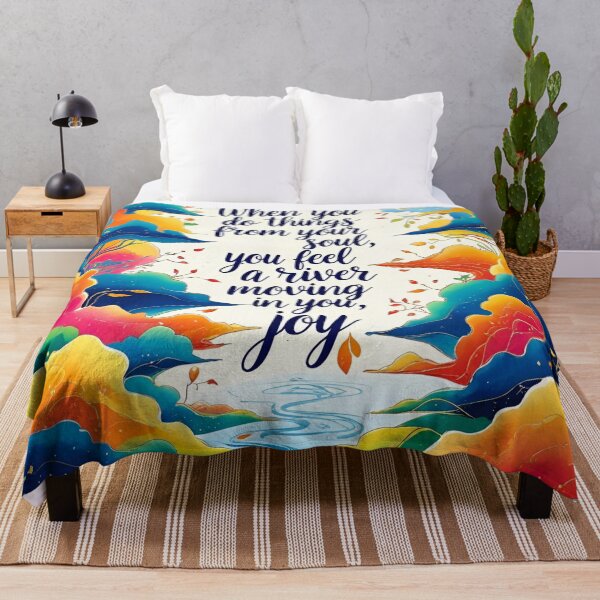 Item preview, When you do things from your soul, you feel a river moving in you, a joy 30 designed and sold by Tom-Johnson.