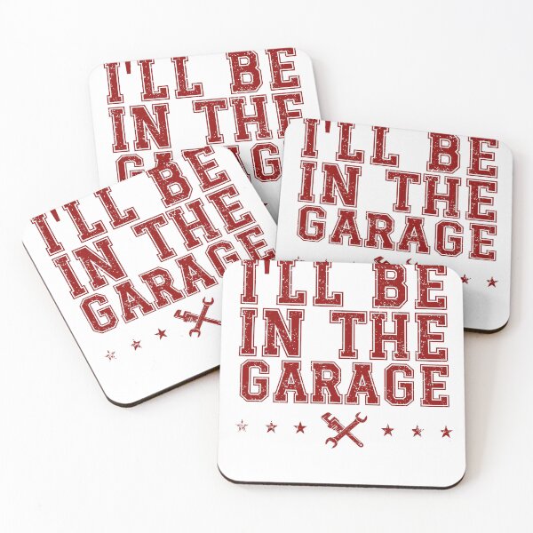 Item preview, You'll find me in the garage. I'll be fixing and drinking beer. Funny apparel for dad, men,  designed and sold by Boogeyman Bill.