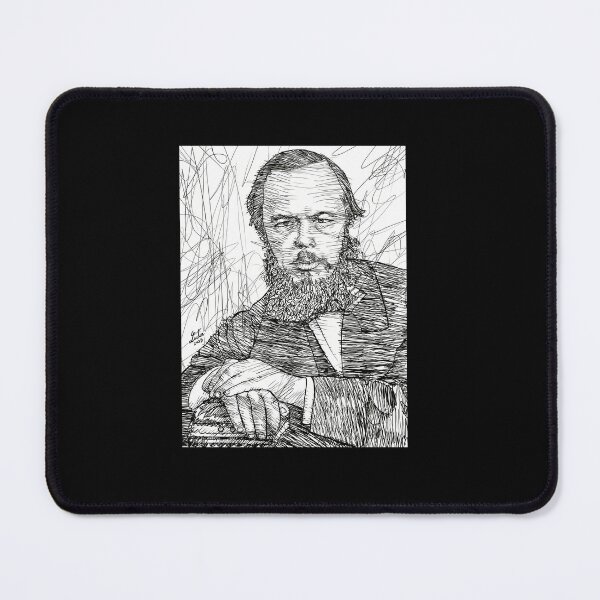 Item preview, Fyodor Dostoevsky - Ink Portrait .2 designed and sold by AliceDelsie.