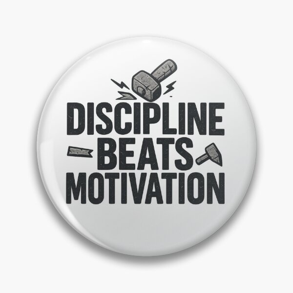 Artikelvorschau, Disziplin schlägt Motivation T-Shirt – Robustes motivierendes Gym-T-Shirt entworfen und verkauft von Design Express.
