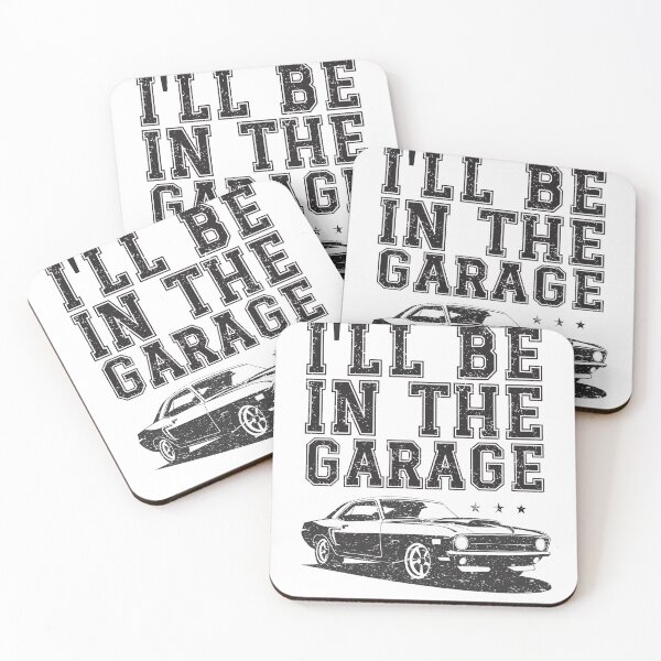 Item preview, You'll find me in the garage. I'll be fixing and drinking beer. Funny apparel for dad, men,  designed and sold by Boogeyman Bill.