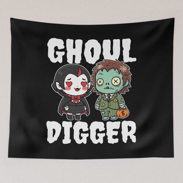 Item preview, GHOUL DIGGER - VAMPIRE HALLOWEEN designed and sold by KEF Custom.