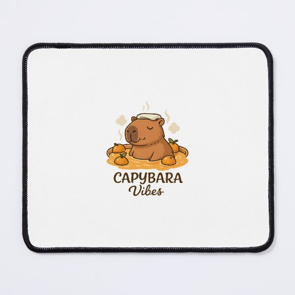 Item preview, Capybara Zen – Relaxed Onsen Cartoon Design designed and sold by Cat & Coffee Studio.