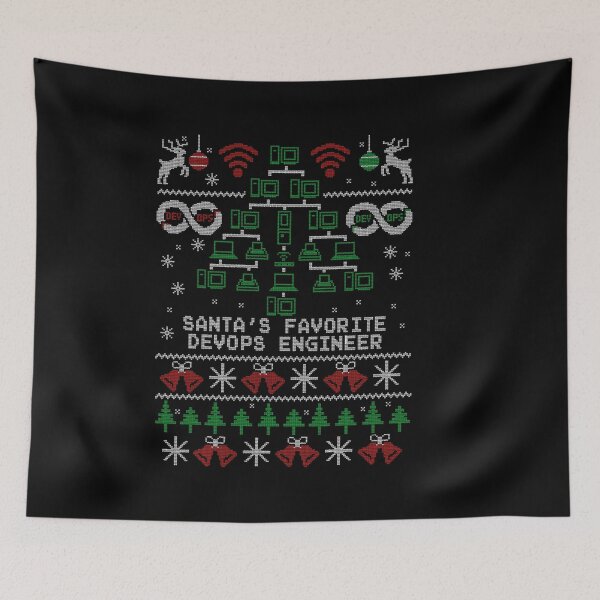 Item preview, Santa's Favourite Devops Engineer Christmas designed and sold by Nerd Shizzle.