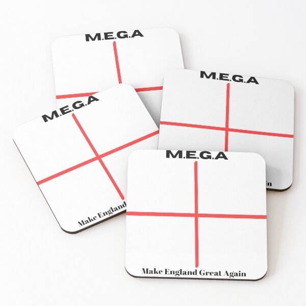 Item preview, M.E.G.A. Make England Great Again St George Cross Minimalist Design designed and sold by TheHappyK.