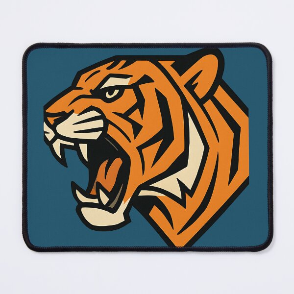 Item preview, Fierce Roaring Tiger Head – Bold Animal Mascot Vector Art designed and sold by Form & Flow.