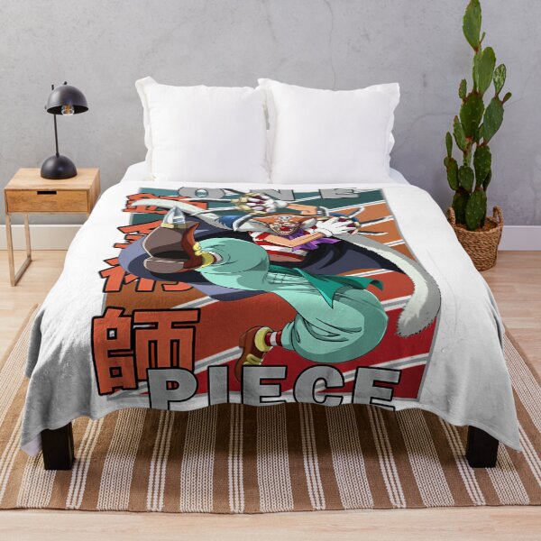 Item preview, Buggy The Clown One Piece Anime Retro Color Stripe designed and sold by TrendySmoothPa.