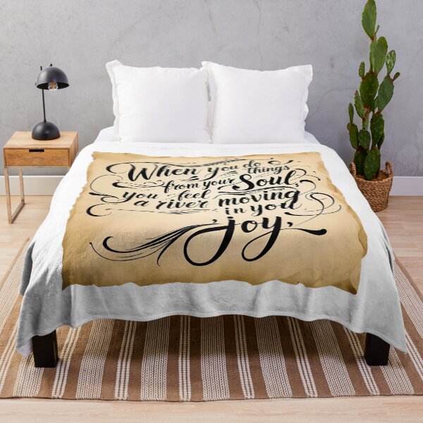 Item preview, When you do things from your soul, you feel a river moving in you, a joy 29 designed and sold by Tom-Johnson.