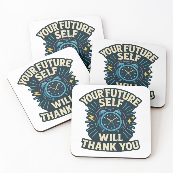 Item preview, Your Future Self Will Thank You T-Shirt – Futuristic Motivational Quote Tee designed and sold by Design Express.