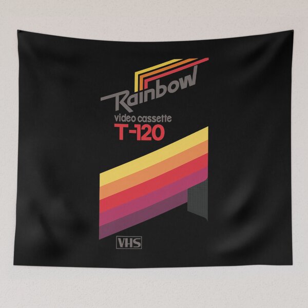 Item preview, Vhs Rainbow Video Cassette T-120 designed and sold by amicahotietd.
