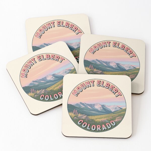 Item preview, Retro Sunset Mount Elbert Colorado Sticker designed and sold by Horizon Tales.