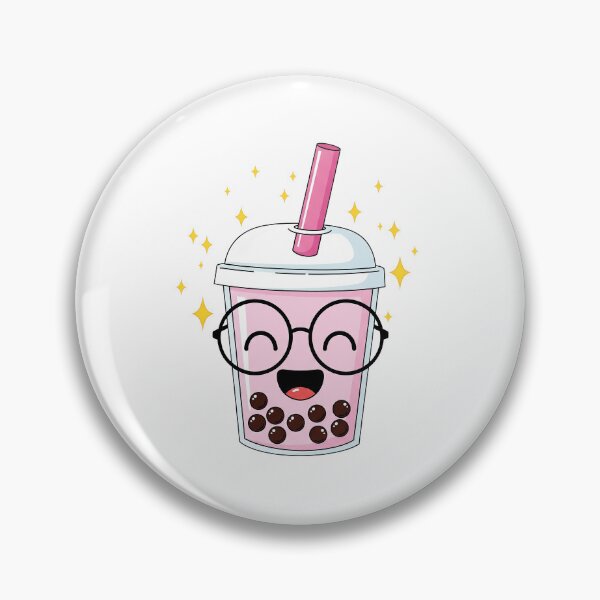 Item preview, Cute Nerdy Kawaii Bubble Tea with Glasses designed and sold by istoriadesign.
