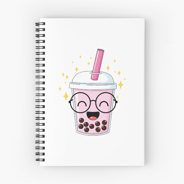 Item preview, Cute Nerdy Kawaii Bubble Tea with Glasses designed and sold by istoriadesign.