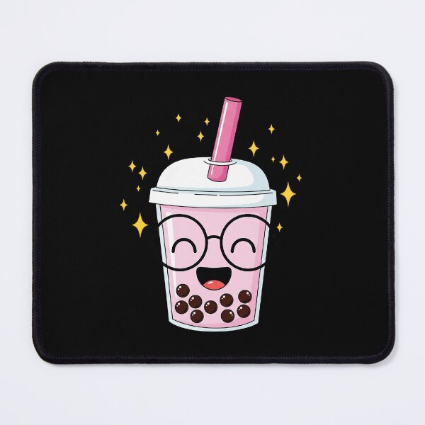 Item preview, Cute Nerdy Kawaii Bubble Tea with Glasses designed and sold by istoriadesign.