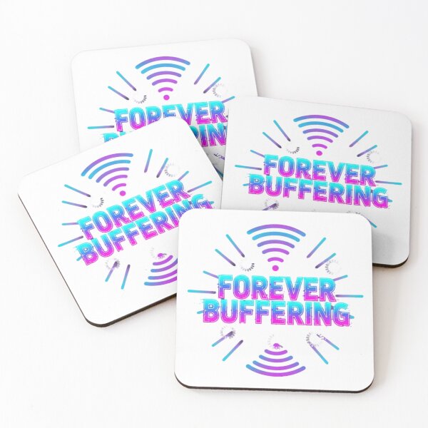 Item preview, Forever Buffering Glitch Aesthetic Design designed and sold by Aarvya Fashion Club ( A.F.C ).
