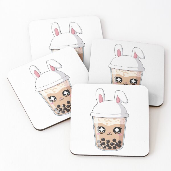 Item preview, Cute Kawaii Bunny Bubble Tea designed and sold by istoriadesign.