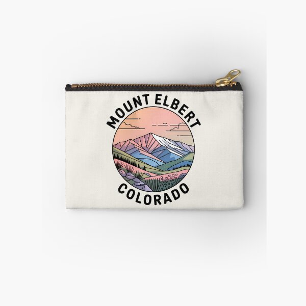 Item preview, Minimalist Pastel Mount Elbert Colorado Badge Sticker designed and sold by Horizon Tales.