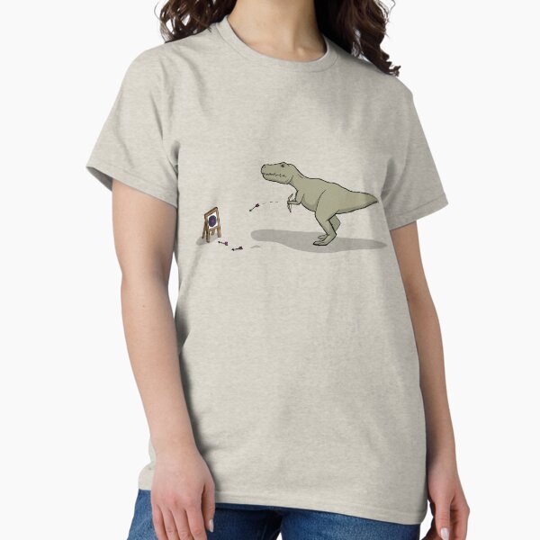 Item preview, Tyrannosaur can't Archery designed and sold by LizzaDoesDesign.