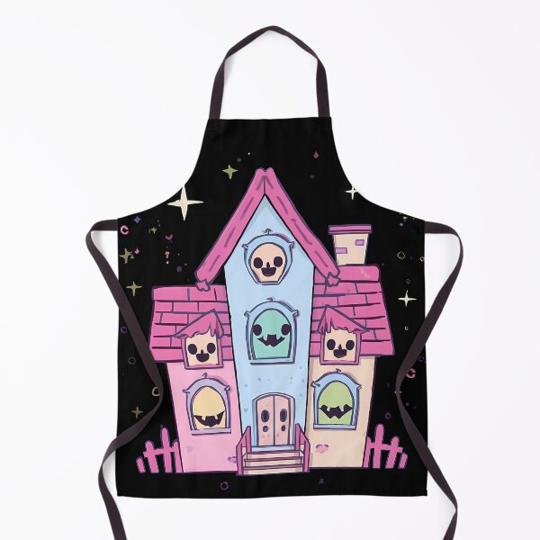 Item preview, Kawaii Pastel Haunted House | Cute Spooky Halloween Art designed and sold by PawxelArt.