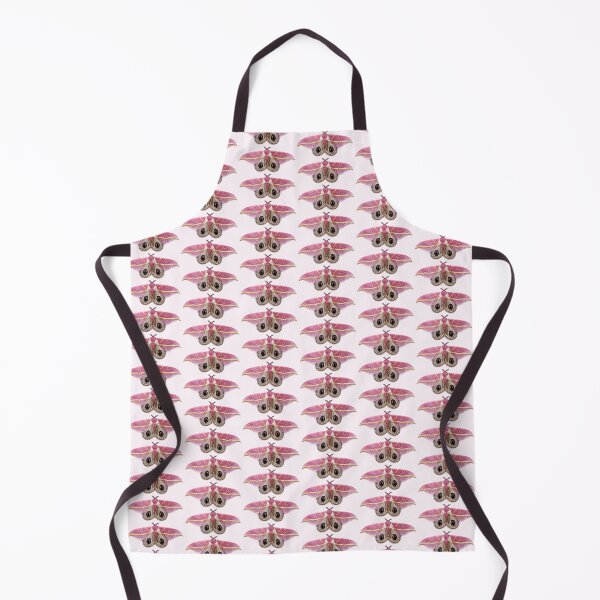 Item preview, pink moth sticker designed and sold by inainart.