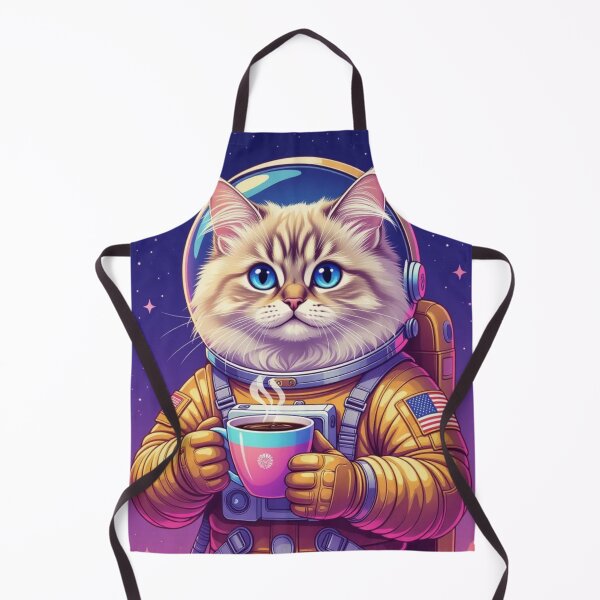 Item preview, Coffee Astronaut Cat designed and sold by Cherry Peony.