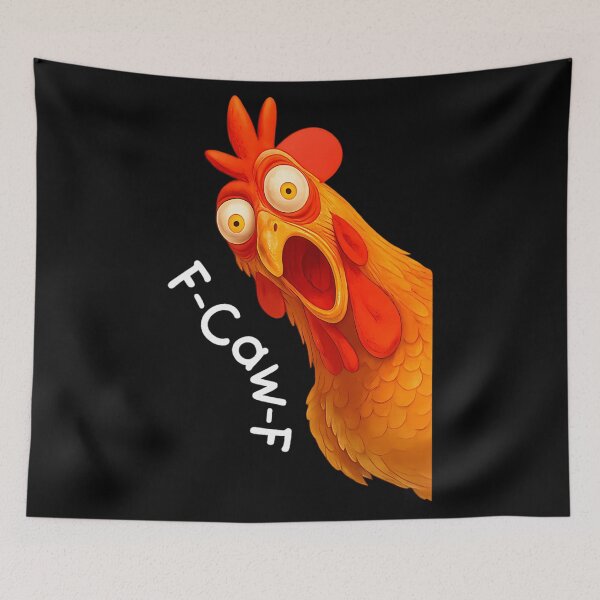 Item preview, Gothic Humor Funny F-Caw-F Crow designed and sold by RashadBensonSt.