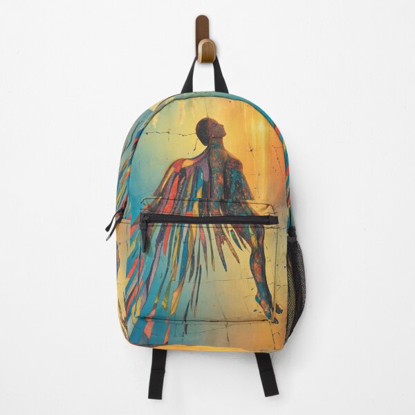 Item preview, Feathered Human Soaring in the Clouds designed and sold by M-Y-A-R-T-.