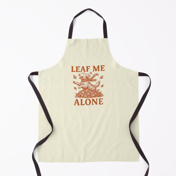 Item preview, A vintage funny fall golden retriever dog (leaf me alone) designed and sold by halazidan.