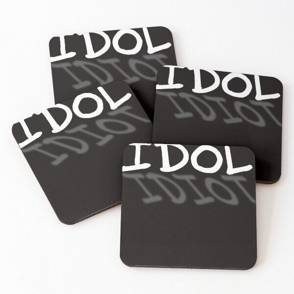 Item preview, IDOL IDIOT Design – Funny shadow effect with double meaning designed and sold by Bloxxxdesign.