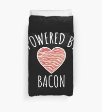 Powered By Bacon - Funny Bacon Gift Duvet Cover